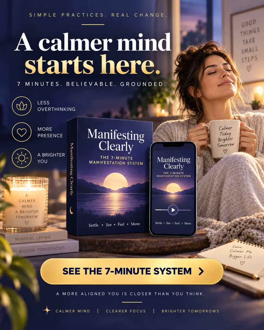Manifesting Clearly 1080 by 1350 affiliate banner
