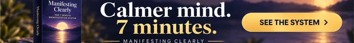 Manifesting Clearly 728 by 90 affiliate banner