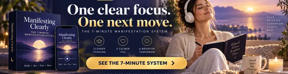 Manifesting Clearly 970 by 250 affiliate banner