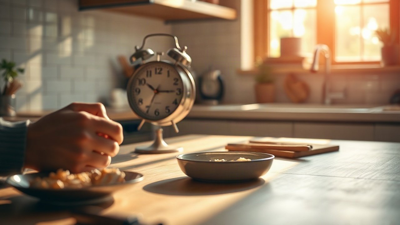 Editorial scene illustrating Best Time of Day for Implementation Intentions: Does Timing Matter?