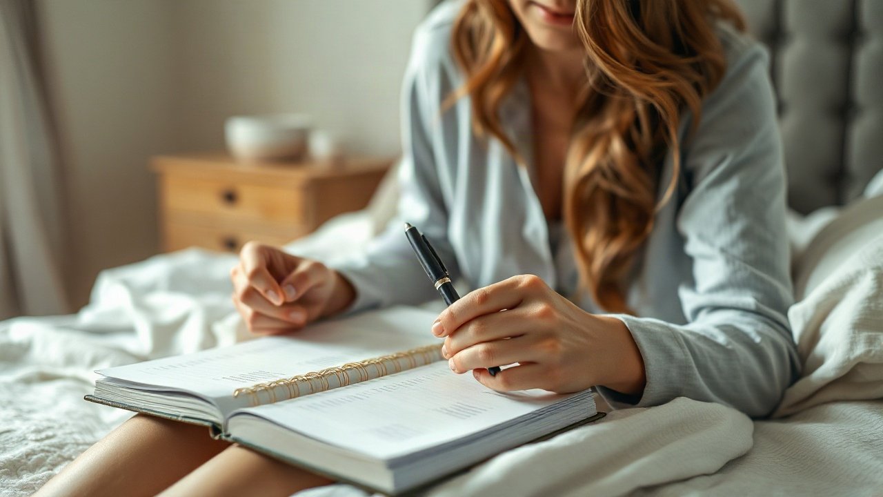 Editorial scene illustrating Best Time of Day for Manifestation Journaling: Does Timing Matter?