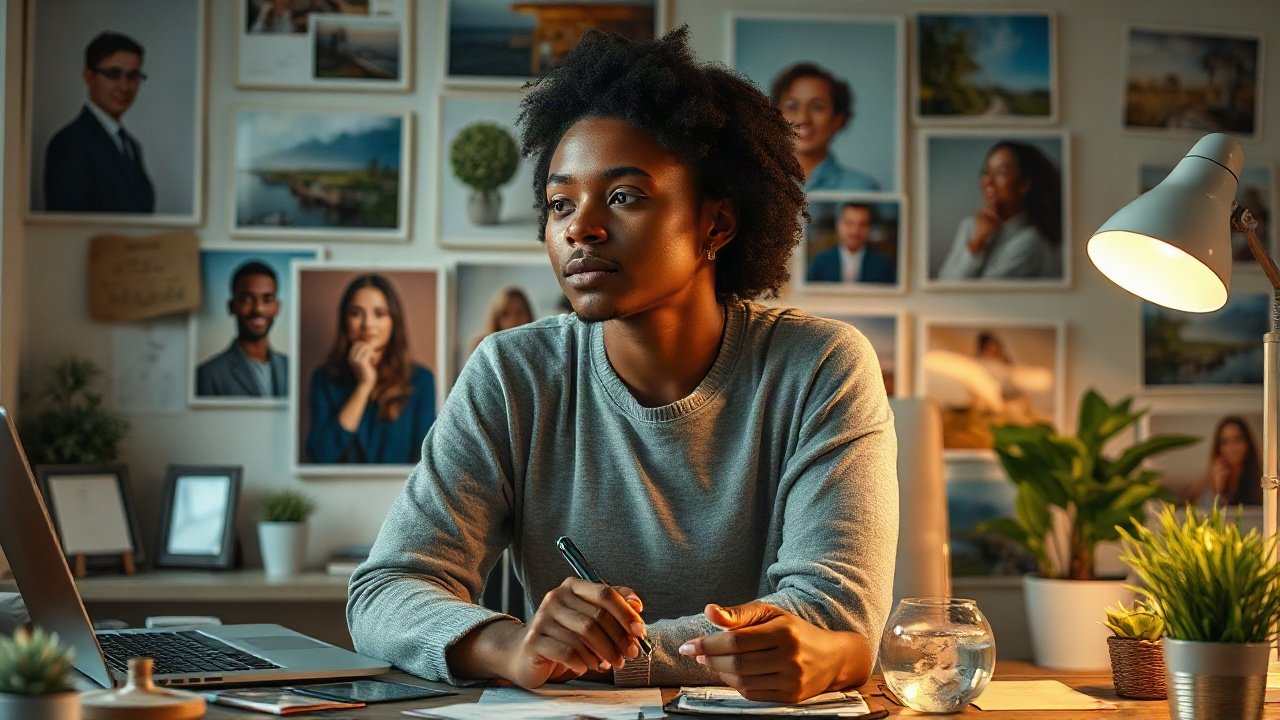 Editorial scene illustrating Can You Do Vision Boards Every Day?