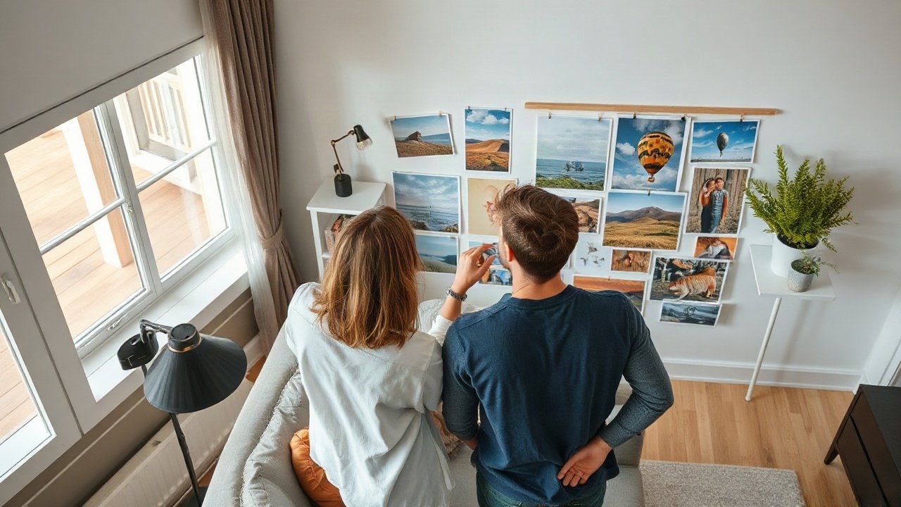Editorial scene illustrating Can You Use Vision Boards for More Than One Goal?