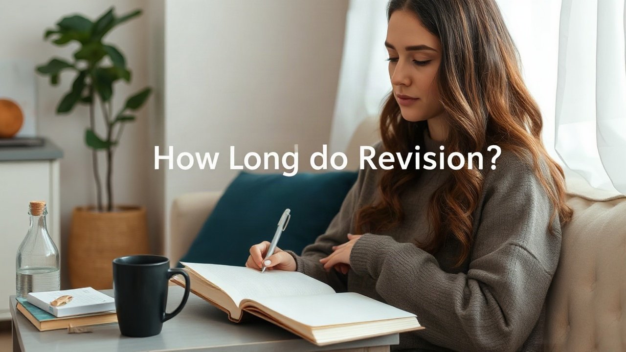 Editorial scene illustrating How Long Should You Do Revision?