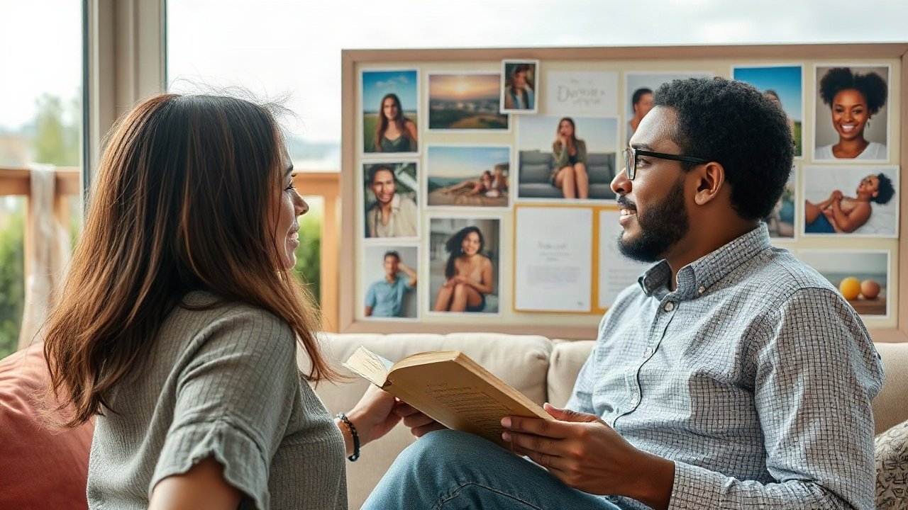 Editorial scene illustrating How Long Should You Do Vision Boards?