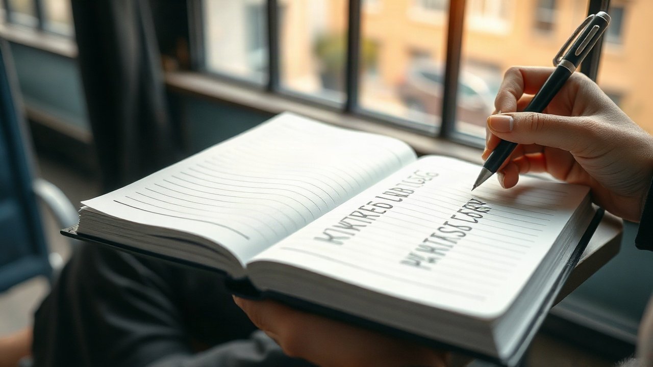 Editorial scene illustrating How to Track Progress With 369 Method Without Obsessing