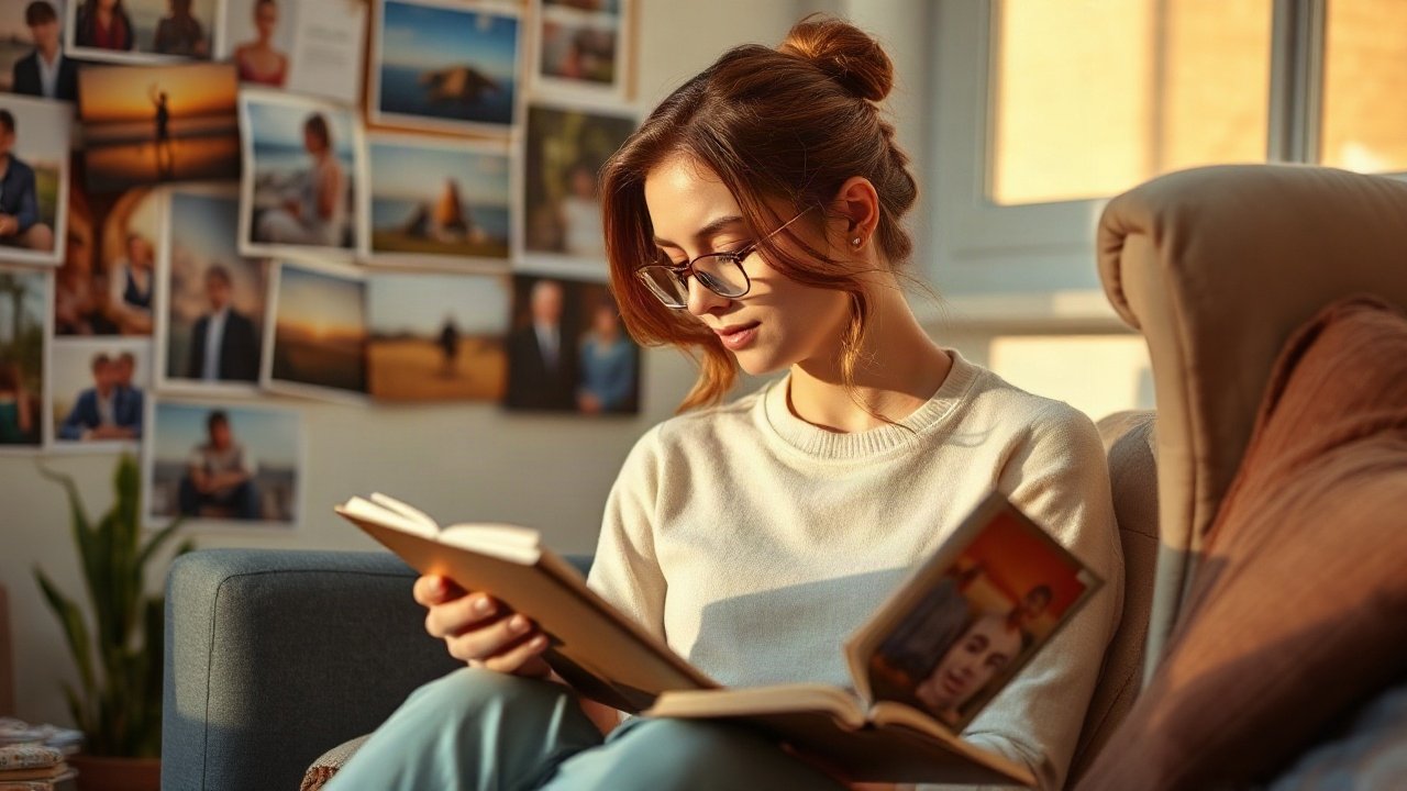Editorial scene illustrating How to Track Progress With Vision Boards Without Obsessing