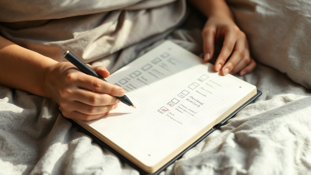 Editorial scene illustrating The Psychology Behind Manifestation Journaling