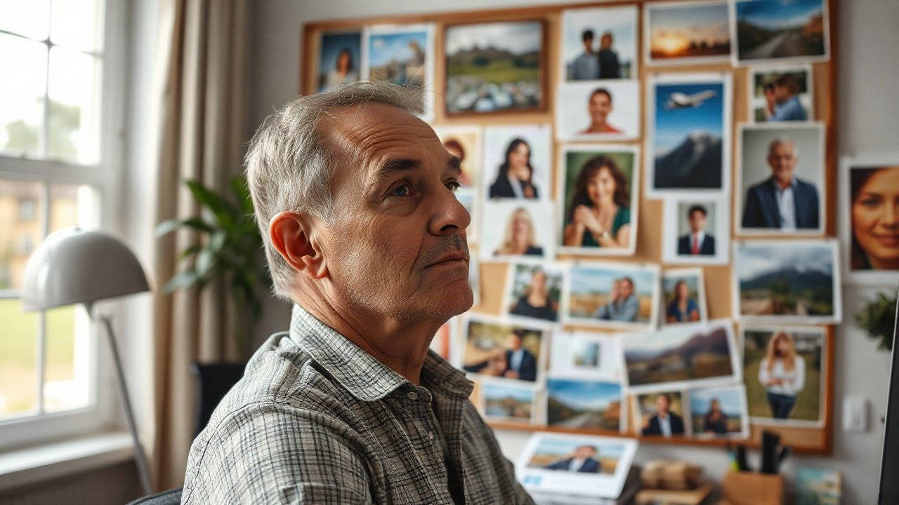 Editorial scene illustrating The Psychology Behind Vision Boards