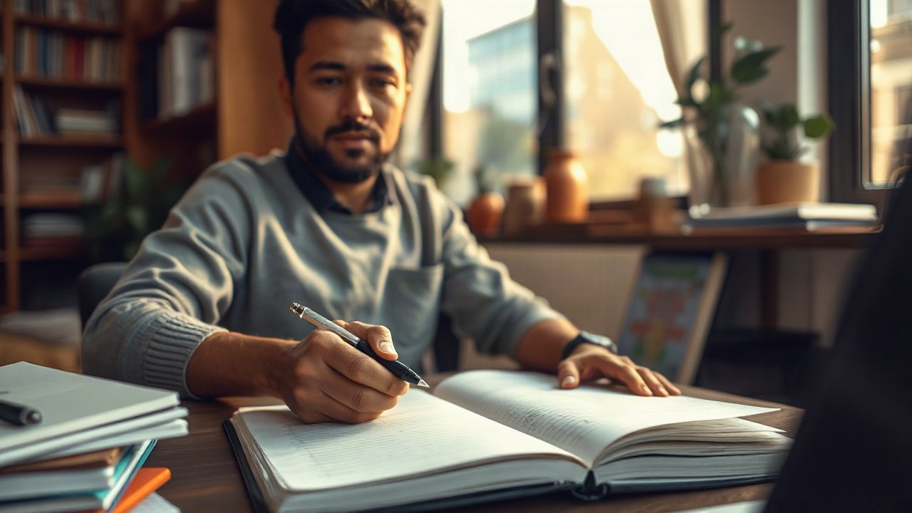 Editorial scene illustrating What Is Manifestation Journaling?