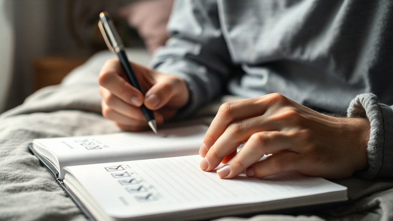 Editorial scene illustrating When to Stop Manifestation Journaling and Move On
