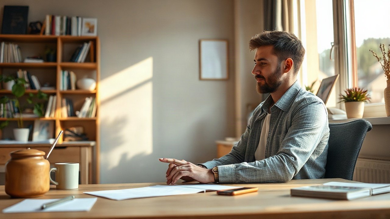 Editorial scene illustrating How to Manifest Without Becoming Obsessed