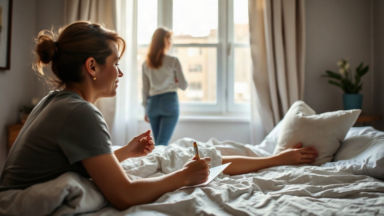 Editorial scene illustrating Toxic Positivity and Manifestation: How to Avoid It