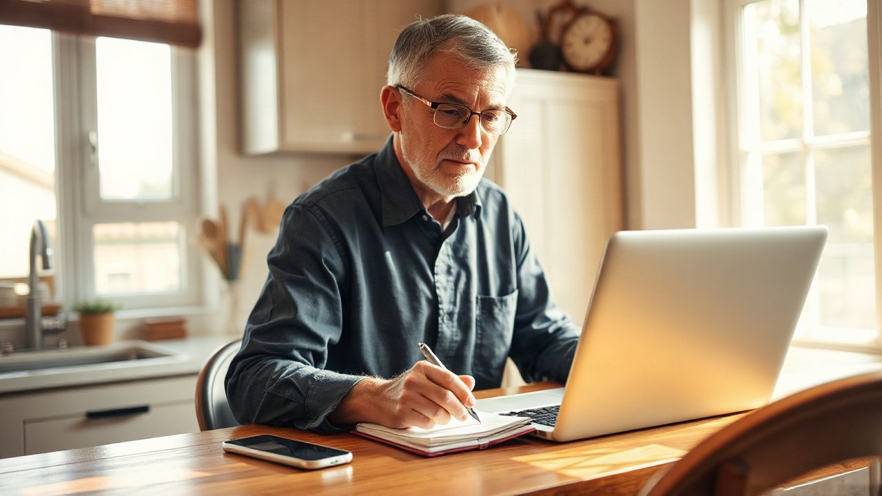 Editorial scene illustrating Future-Self Work for Career: A Practical Guide