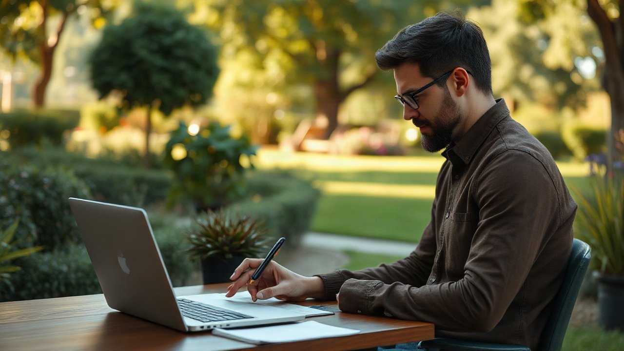 Editorial scene illustrating Gratitude Practice for Career: A Practical Guide