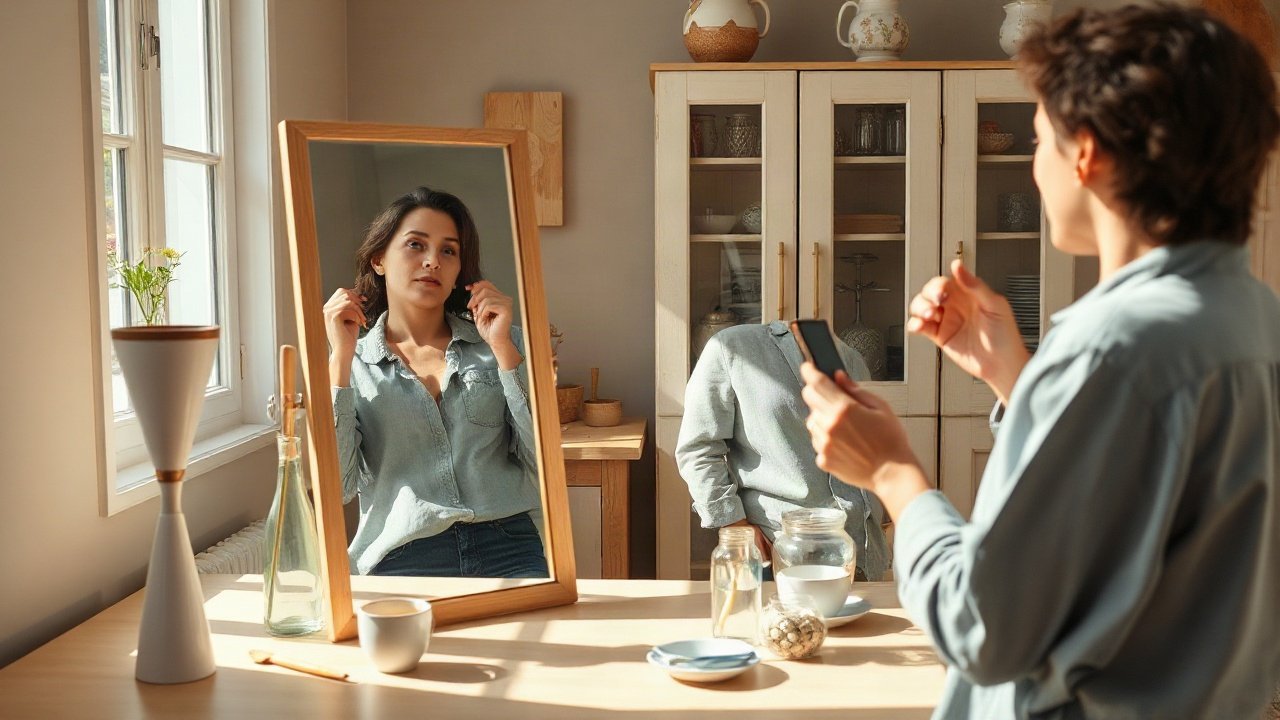 Editorial scene illustrating Affirmations for Feeling Underqualified: Start With Believable Language