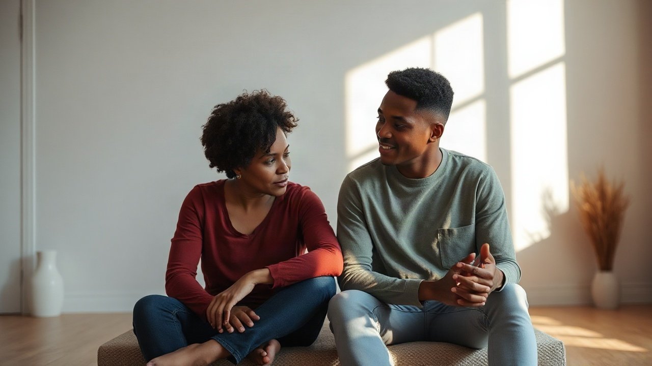 Editorial scene illustrating Affirmations for Feeling Undeserving Of Love: Start With Believable Language
