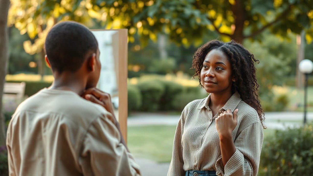 Editorial scene illustrating Affirmations for Scarcity Mindset: Start With Believable Language