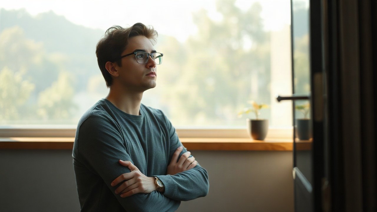 Editorial scene illustrating How to Work With Fear Of Being Seen Without Fake Positivity