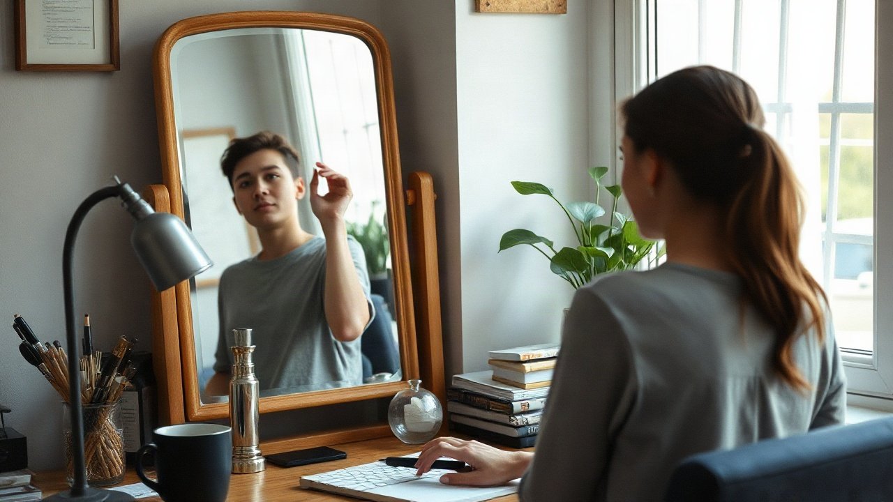 Editorial scene illustrating Jealousy Of Other People'S Success: How It Can Shape Your Manifestation Practice