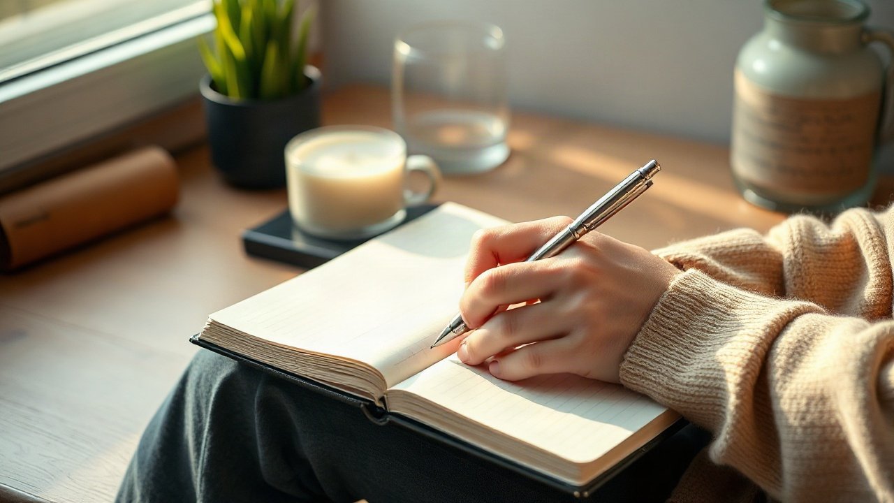 Editorial scene illustrating Journal Prompts for Fear Of Selling
