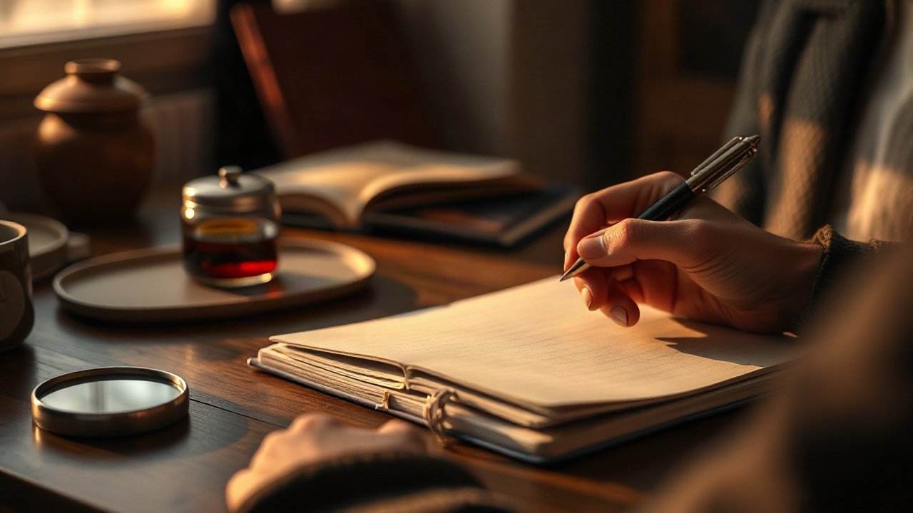 Editorial scene illustrating Journal Prompts for Feeling Underqualified