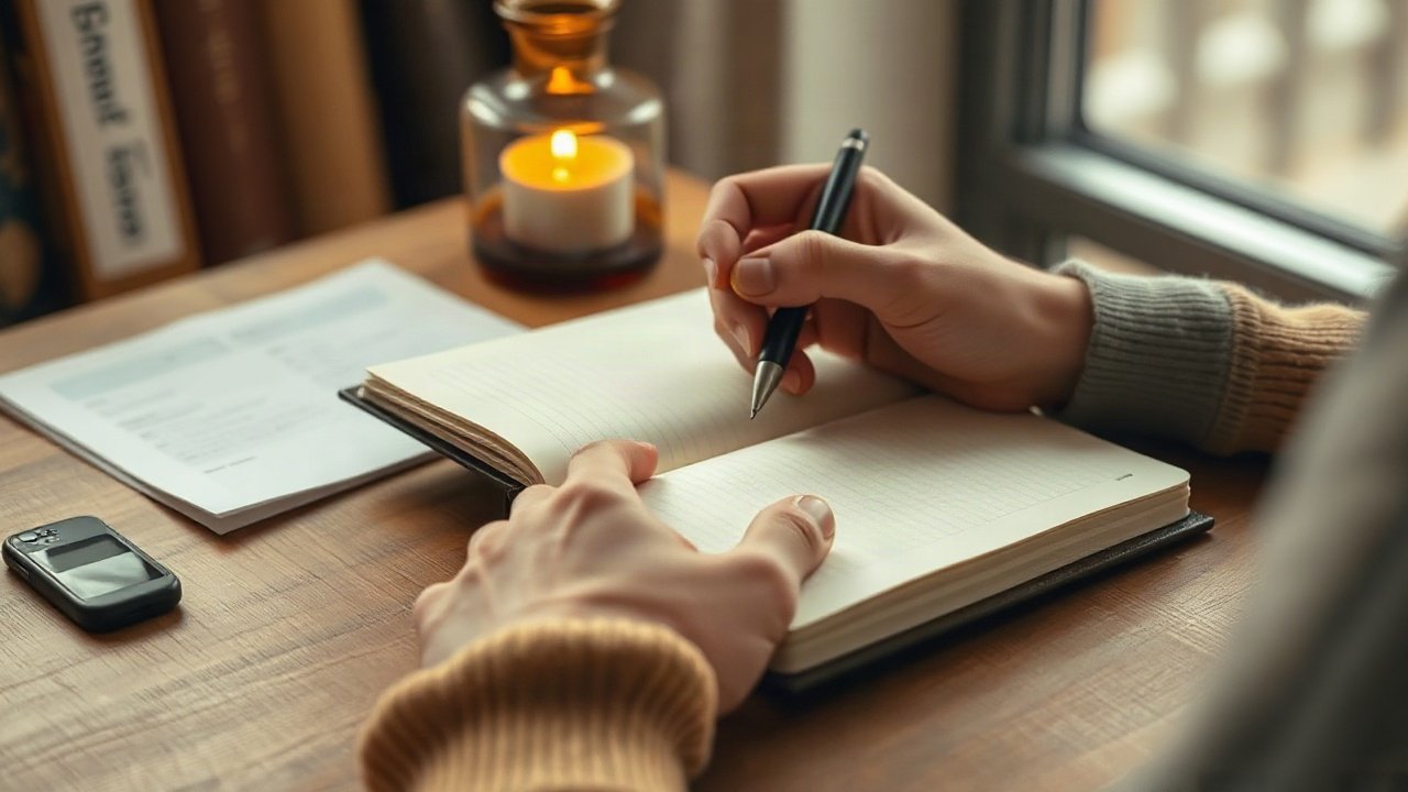 Editorial scene illustrating Journal Prompts for Needing Certainty
