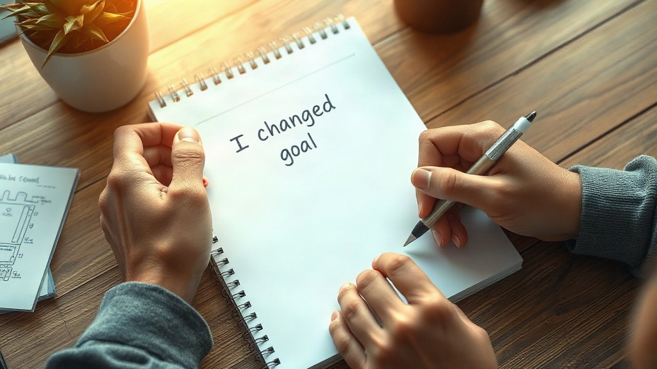 Editorial scene illustrating How Pulse Should Diagnose 'I changed my goal'