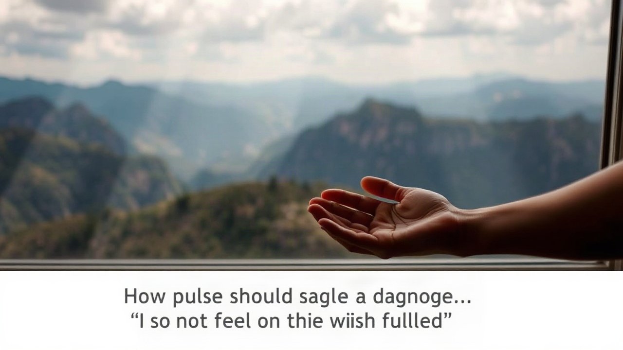 Editorial scene illustrating How Pulse Should Diagnose 'I do not feel the wish fulfilled'
