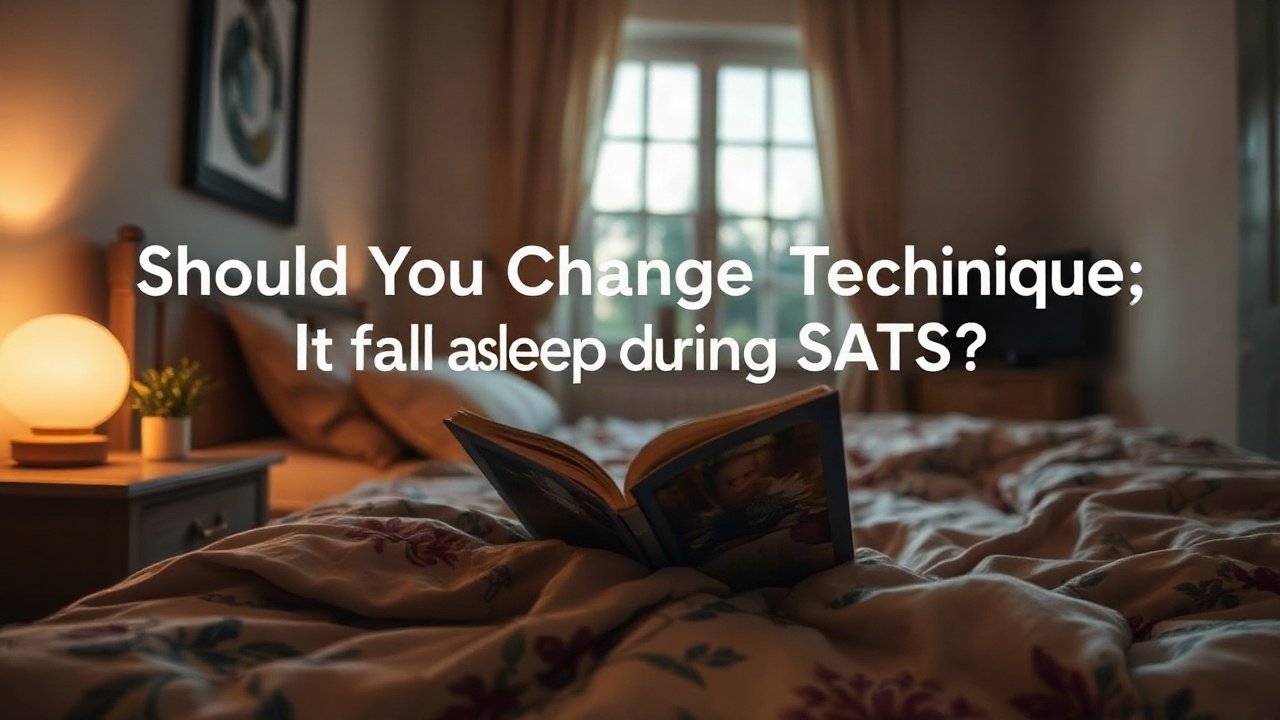 Editorial scene illustrating Should You Change Technique If I fall asleep during SATS?