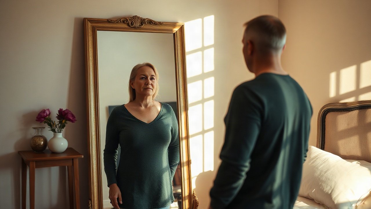 Editorial scene illustrating Can You Use Mirror Work for More Than One Goal?