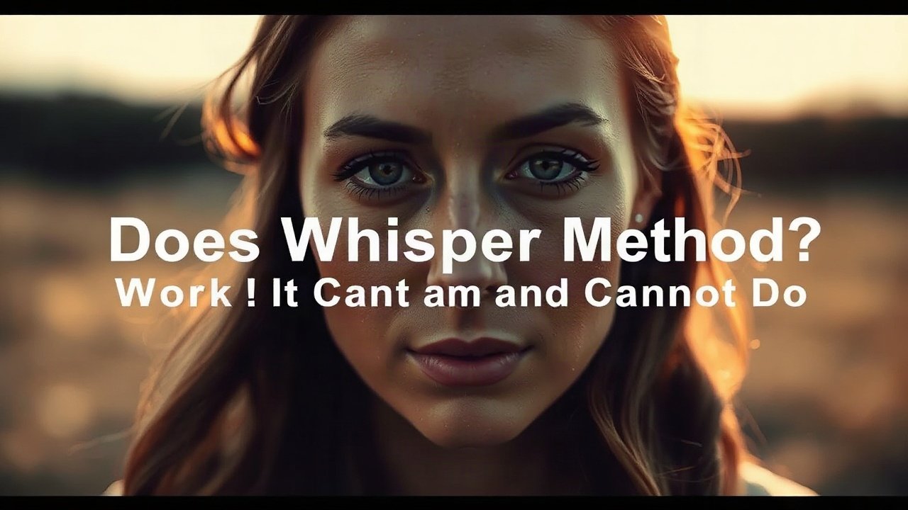 Editorial scene illustrating Does Whisper Method Work? What It Can and Cannot Do