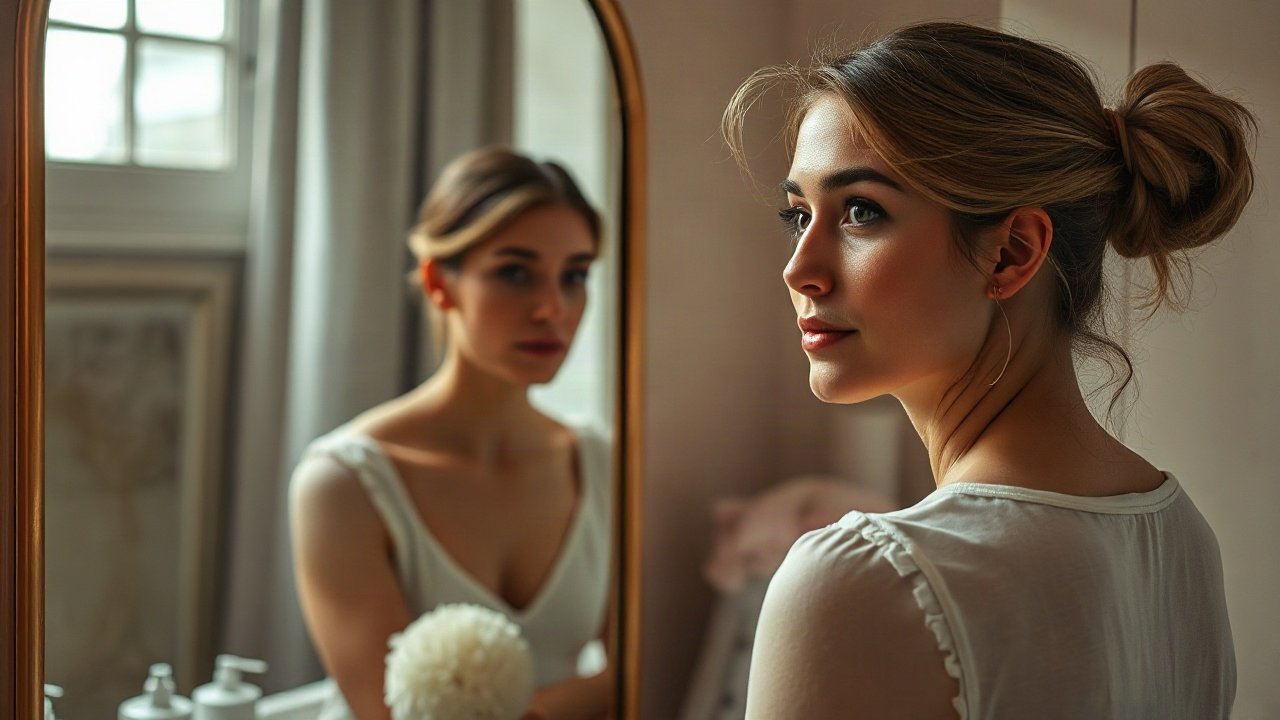 Editorial scene illustrating How Long Should You Do Mirror Work?