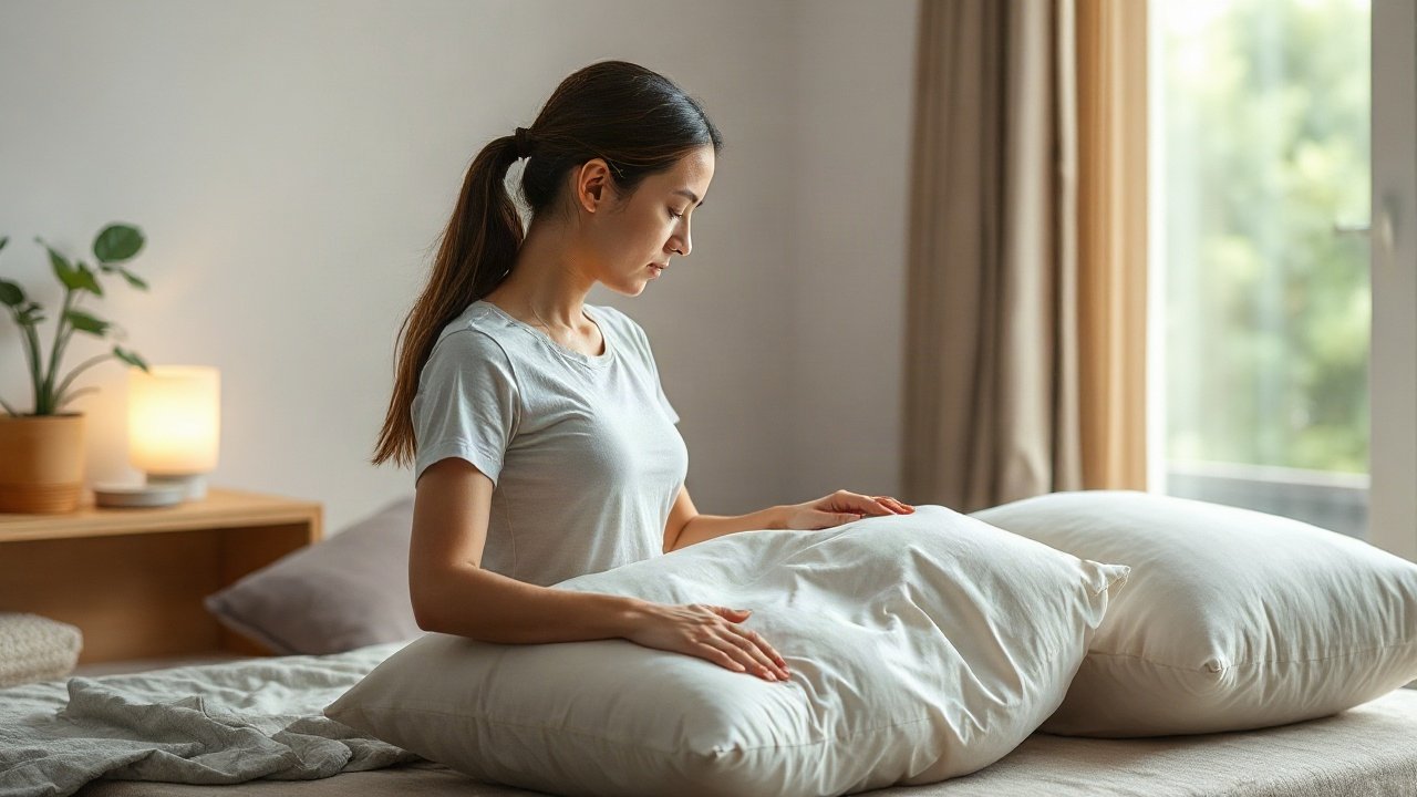 Editorial scene illustrating How Long Should You Do Pillow Method?