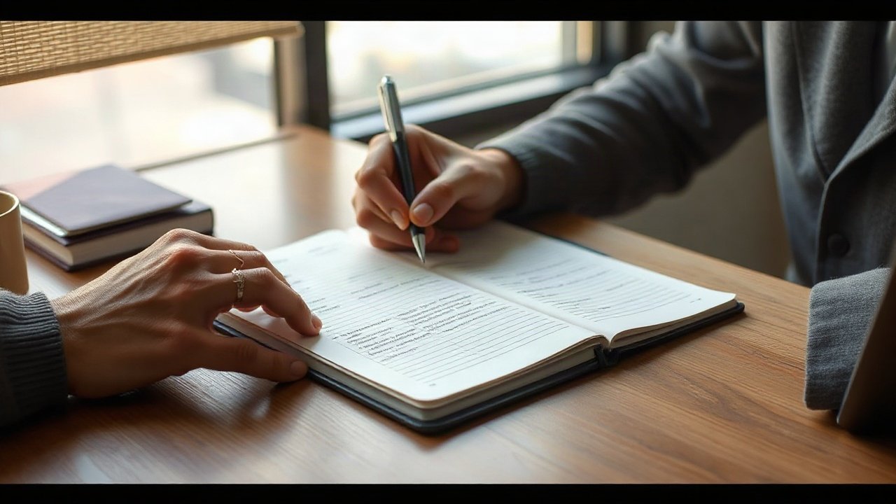 Editorial scene illustrating How to Track Progress With I Remember When Without Obsessing