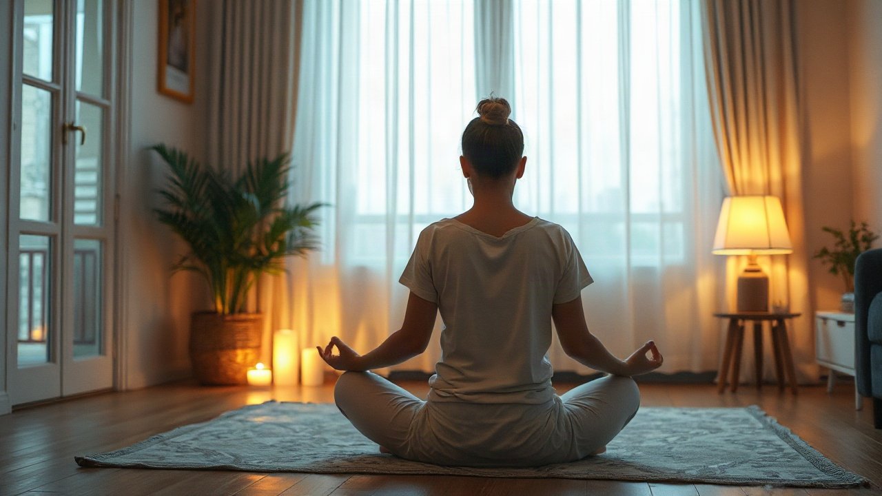 Editorial scene illustrating What Is Meditation for Manifestation?