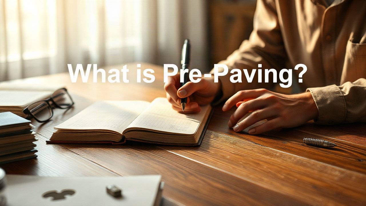 Editorial scene illustrating What Is Pre-Paving?