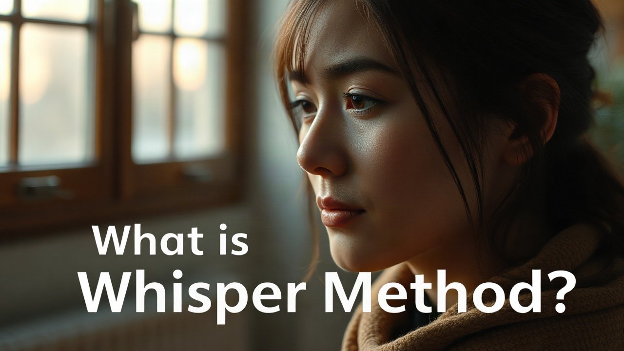 Editorial scene illustrating What Is Whisper Method?
