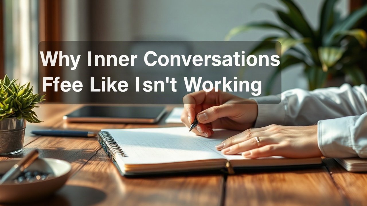 Editorial scene illustrating Why Inner Conversations Feels Like It Isn't Working