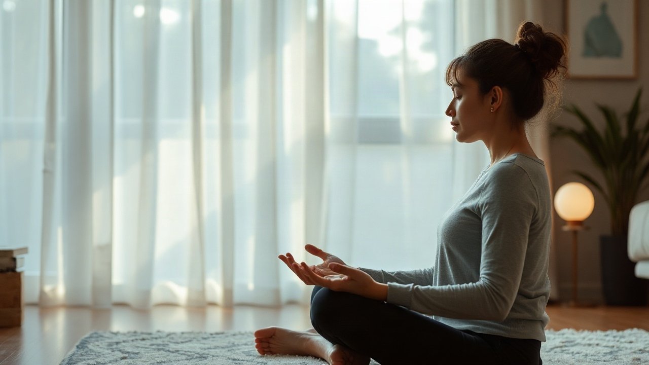 Editorial scene illustrating Why Meditation for Manifestation Feels Like It Isn't Working