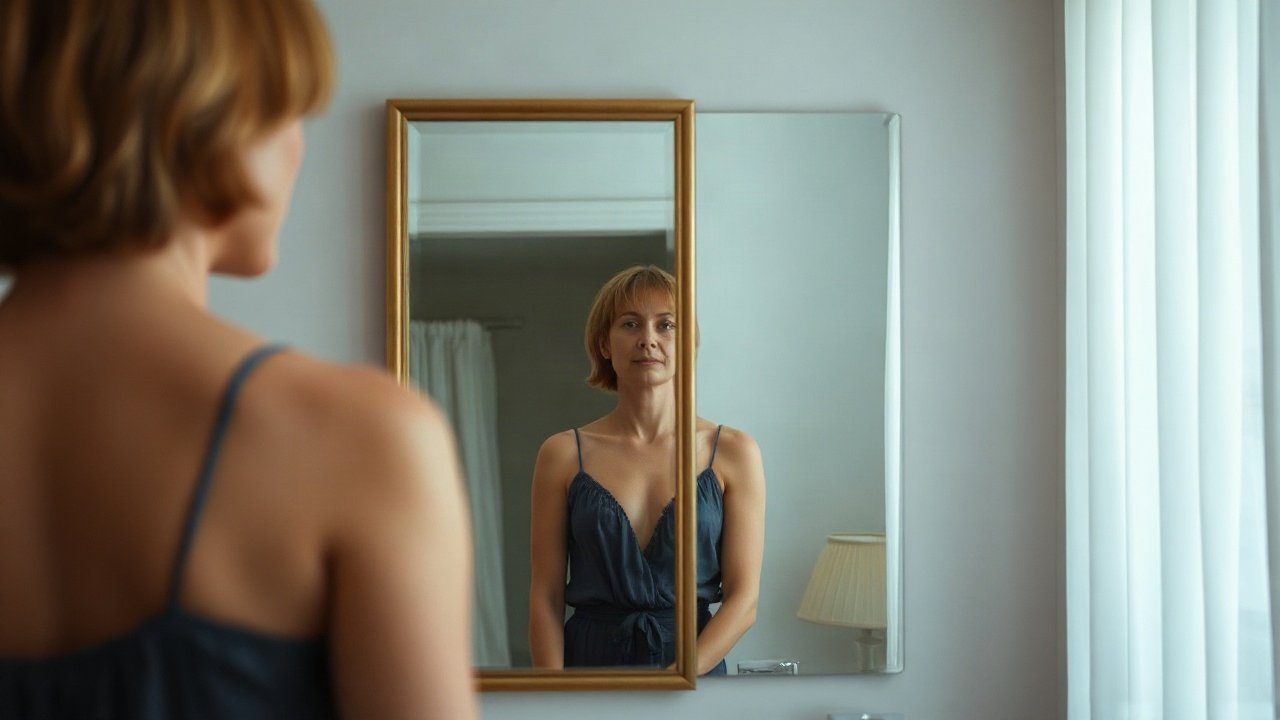 Editorial scene illustrating Why Mirror Work Feels Like It Isn't Working