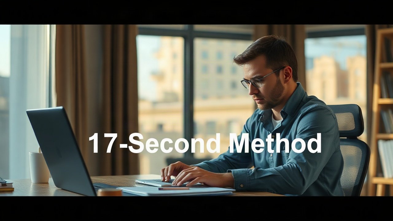 Editorial scene illustrating 17-Second Method for Career: A Practical Guide