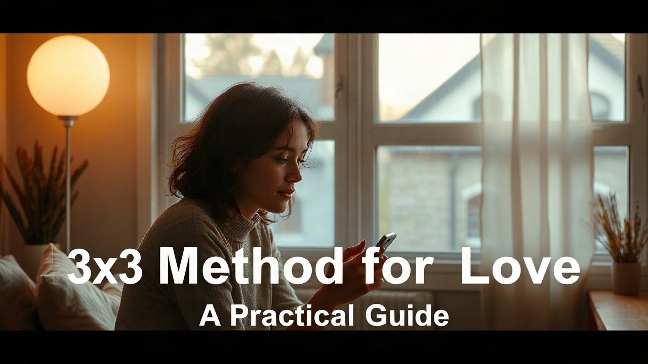 Editorial scene illustrating 33x3 Method for Love: A Practical Guide