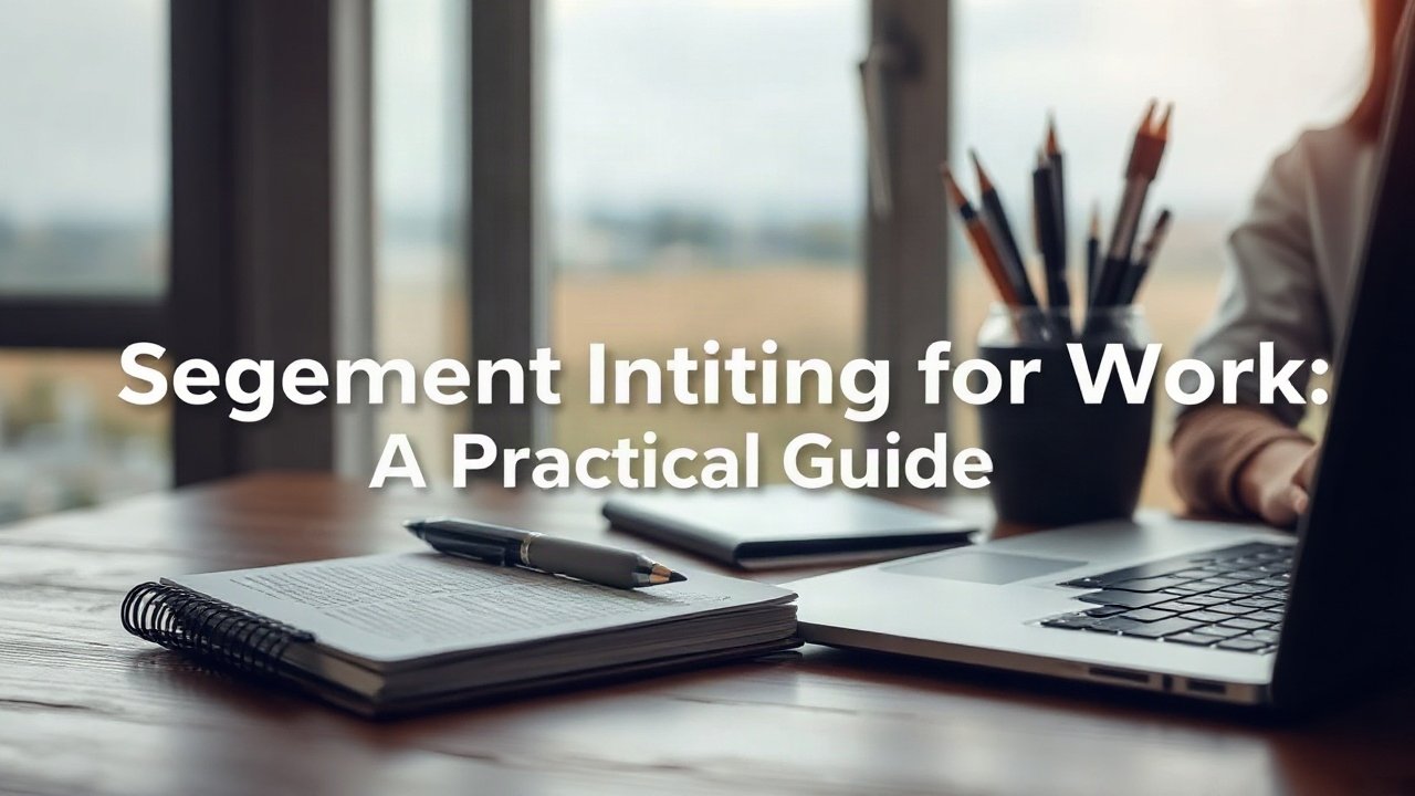 Editorial scene illustrating Segment Intending for Work: A Practical Guide