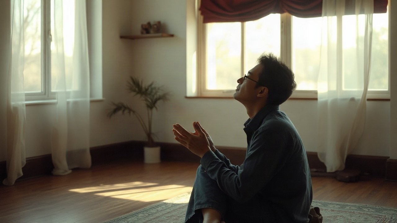 Editorial scene illustrating How Modern Manifestation Culture Reinterprets Prayer as Imagination