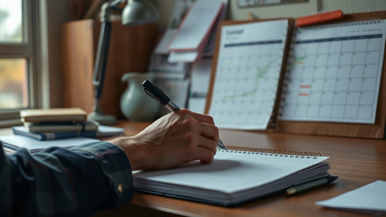 Editorial scene illustrating Goal setting: What the Evidence Supports — and What It Doesn't