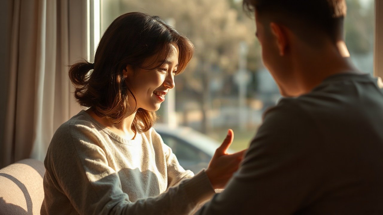 Editorial scene illustrating Future-Self Exercise for Healthy Relationship