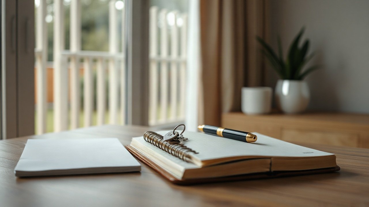 Editorial scene illustrating How to Manifest Dream Home Without Ignoring the Real-World Work