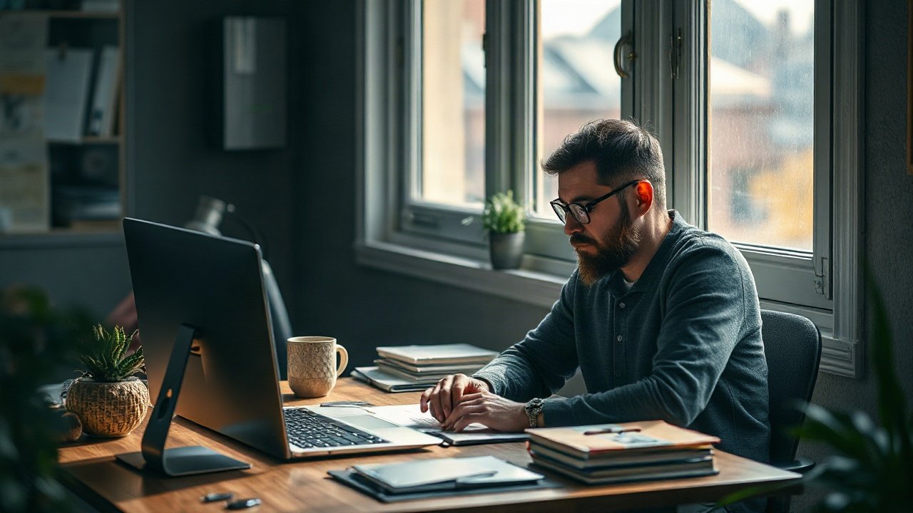 Editorial scene illustrating How to Manifest Finding Clients Without Ignoring the Real-World Work