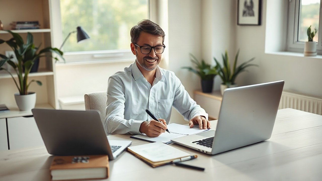 Editorial scene illustrating How to Track Real Progress Toward Dream Job